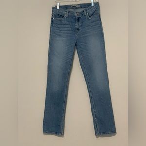 Hudson Jeans Slit Ankle Straight Leg Jeans
